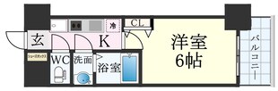 プレサンス三宮セントウエルの物件間取画像